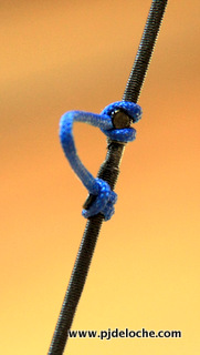 Corde de tir à l'arc D Loop, 20 m/65,6 pieds de fil d'encochage à  libération sûre pour arc à poulies, corde de boucle d'encoche de libération  de corde